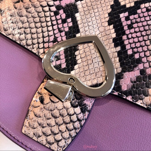 ♠️ Kate Spade ♠️ Robyn Exotic Saddle Bag - Picture 10 of 16